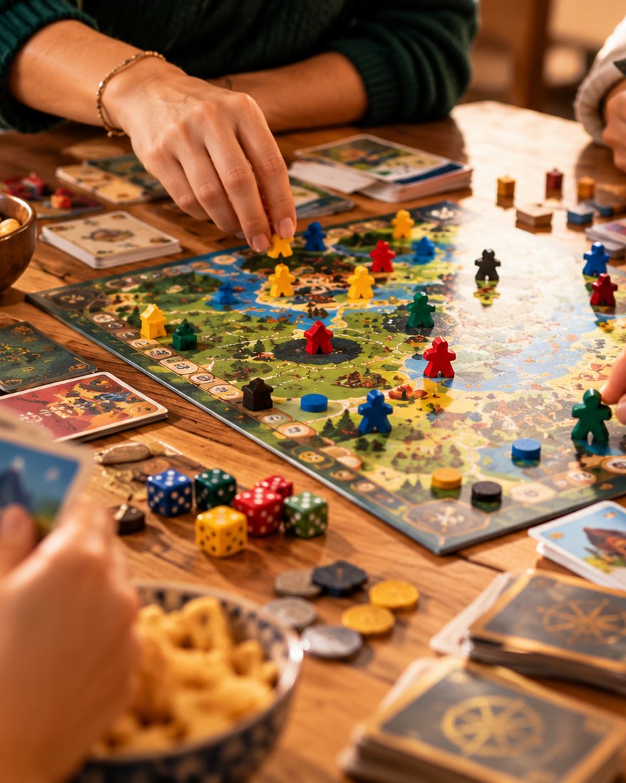 Soirée jeux de société animée à domicile en Savoie
