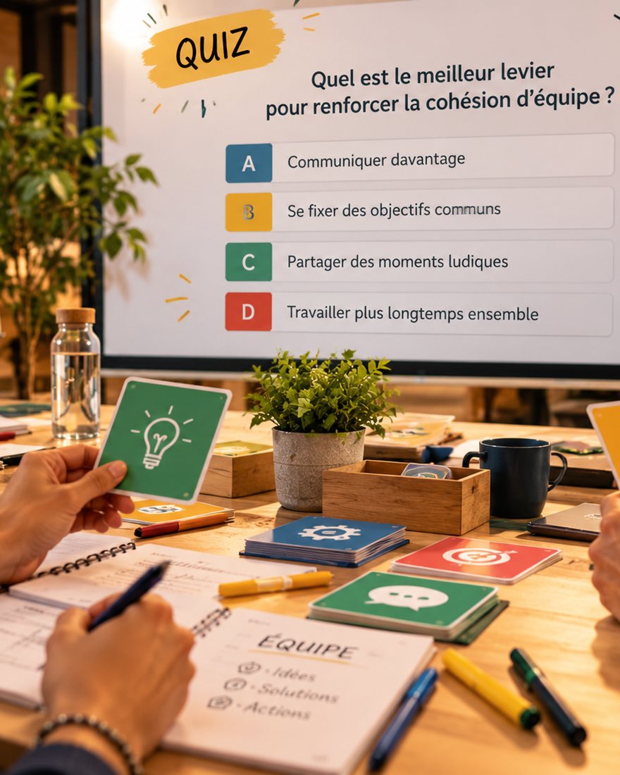 Quiz de team building et formation par le jeu en entreprise en Savoie